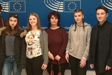 Младши посланици – в Европарламента в Брюксел